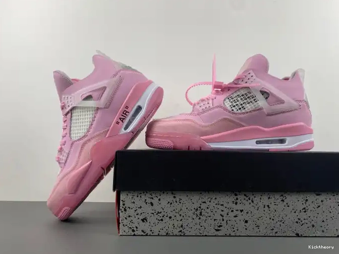 Kick Theory PINK X OFF-WHITE 4 JORDAN 0509